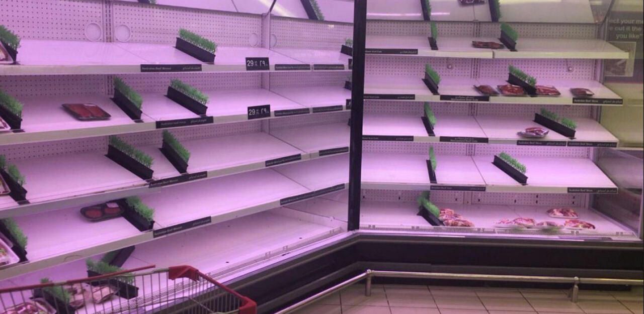 Heute.at - Hamsterkäufe in Katar nach Grenzschließung