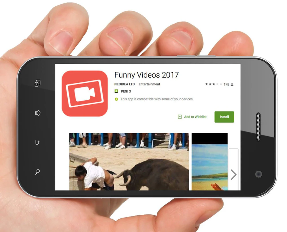 Google hat die App mittlerweile aus dem Play Store entfernt.
