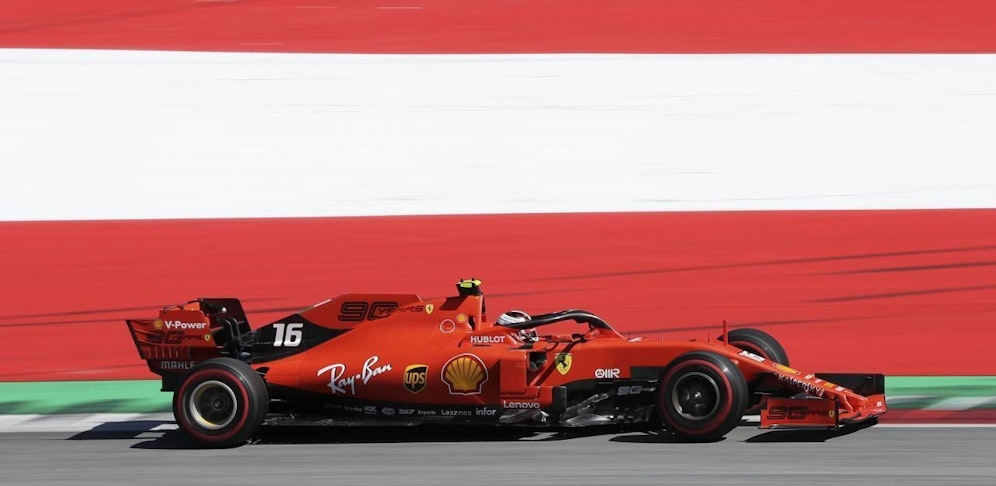Charles Leclerc fuhr im Abschlusstraining von Spielberg Bestzeit.