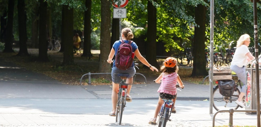 Bislang dürfen Neunjährige nur in Begleitung auf der Straße fahren.