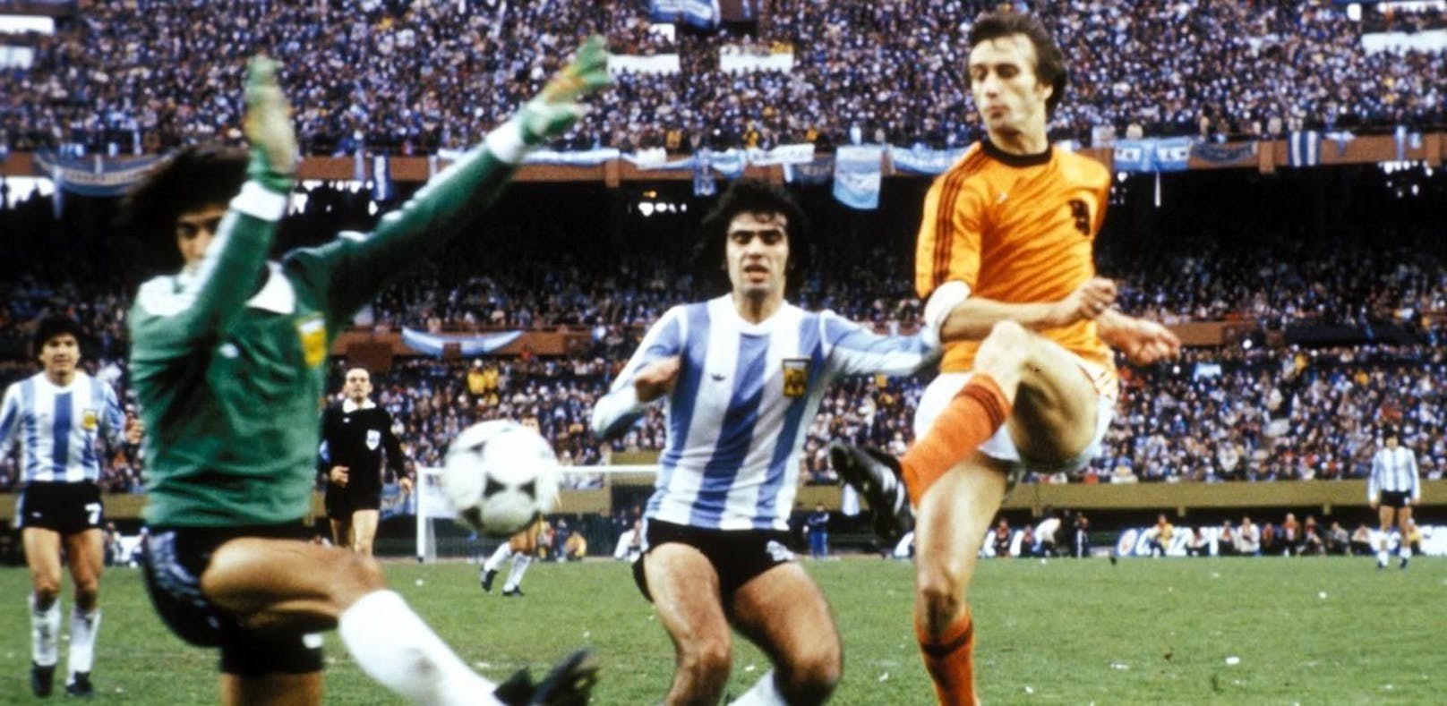 Rob Rensenbrink stand zwei Mal mit dem Niederlanden im WM-Finale. 1978 verlor er gegen Argentinien. 