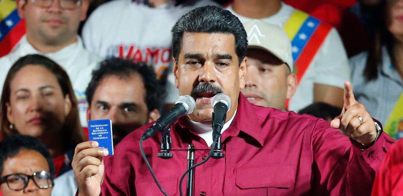 Nicolás Maduro wird zum Sieger erklärt