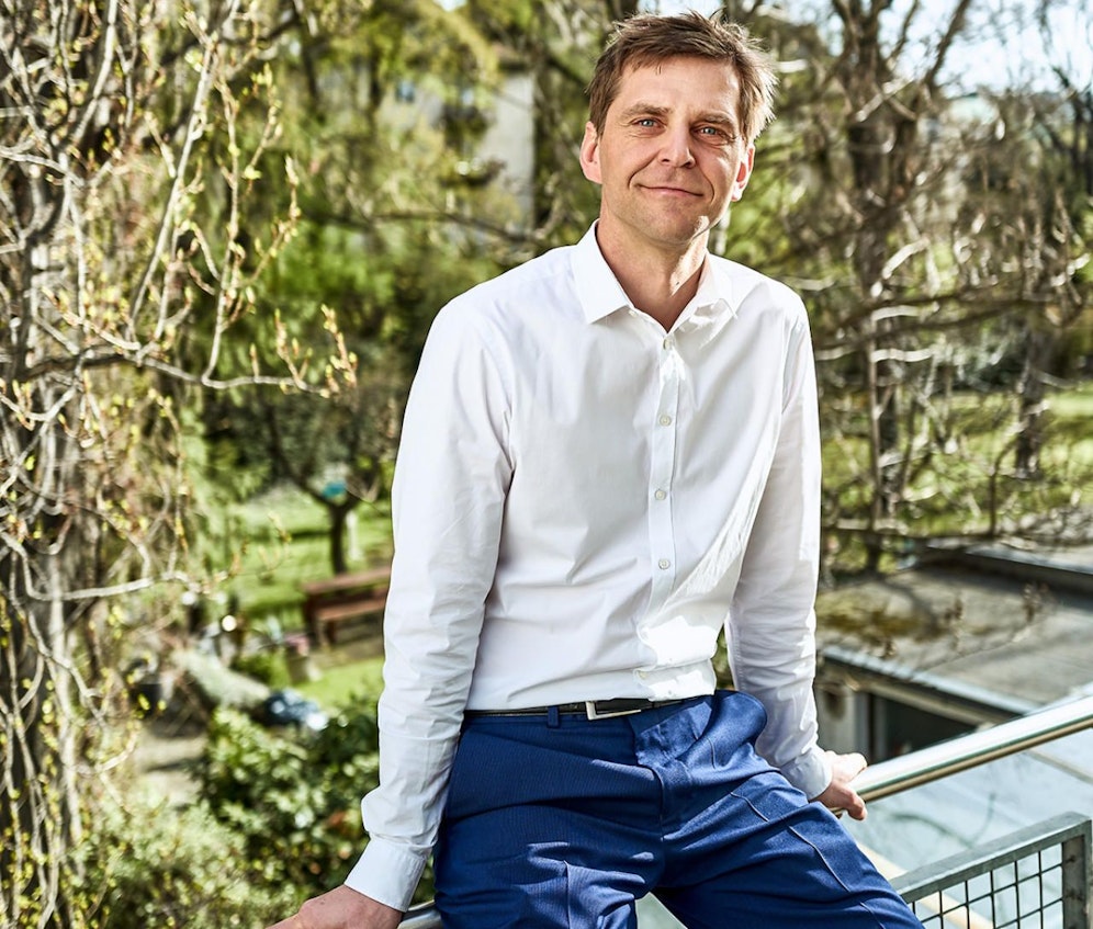 ÖBB stellt helle Köpfe vor: Thomas Petraschek arbeitet an der umweltfreundlichen Herstellung von Beton.