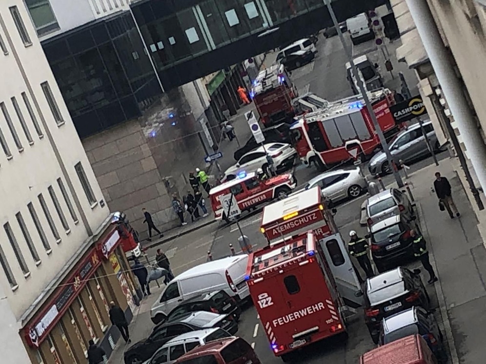 Feuerwehr-Einsatz in der Wiener Lugner City