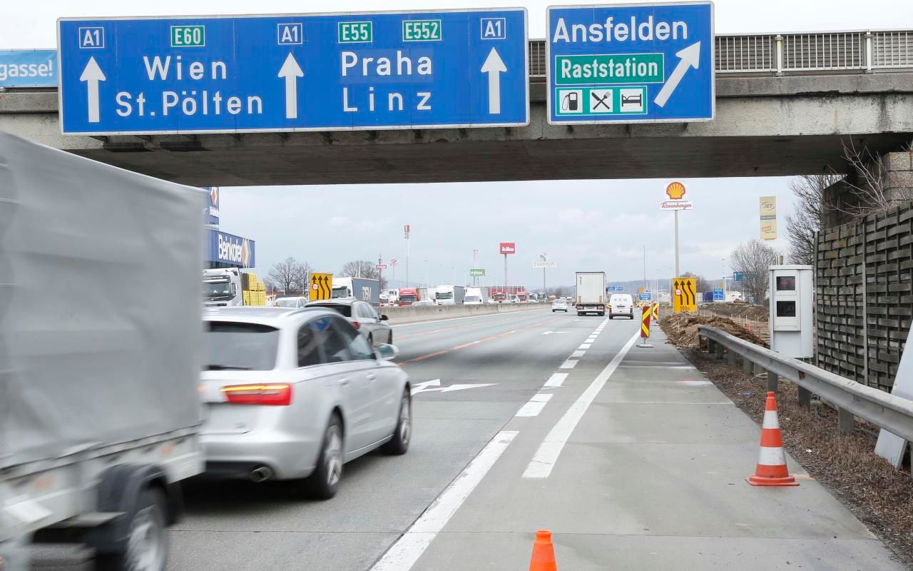 Hier ins Ansfelden bei Linz wurde der Lenker erwischt.