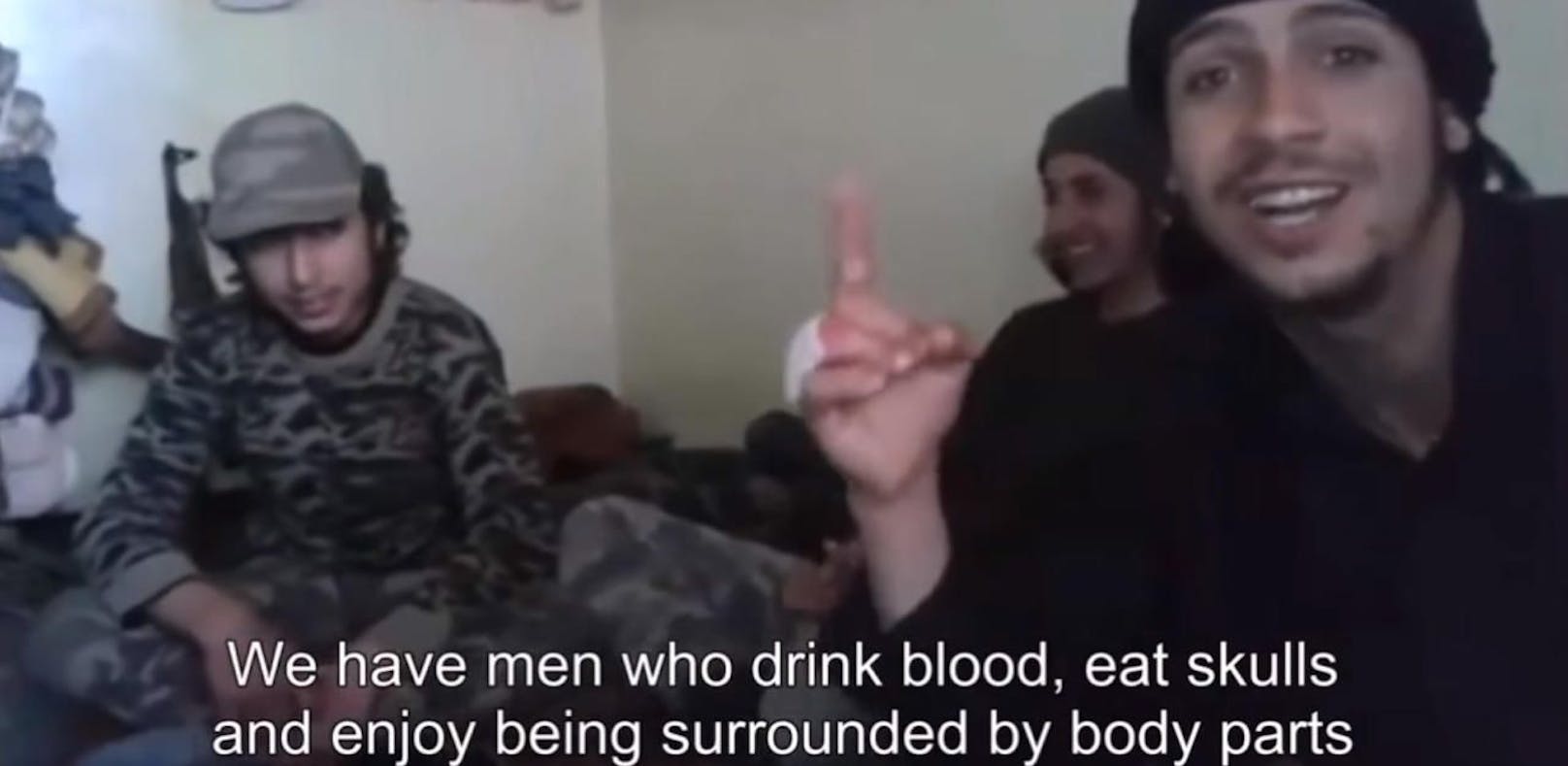 Dschihadist: "Wir haben Männer, die Blut trinken"