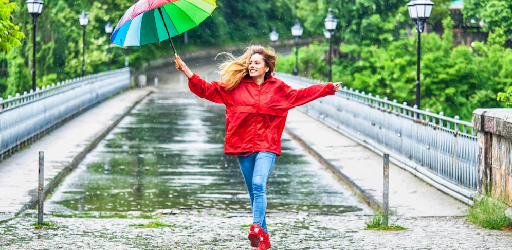 Alles wetterfest? Wir suchen die schönsten Regenschirme und Gummistiefel!