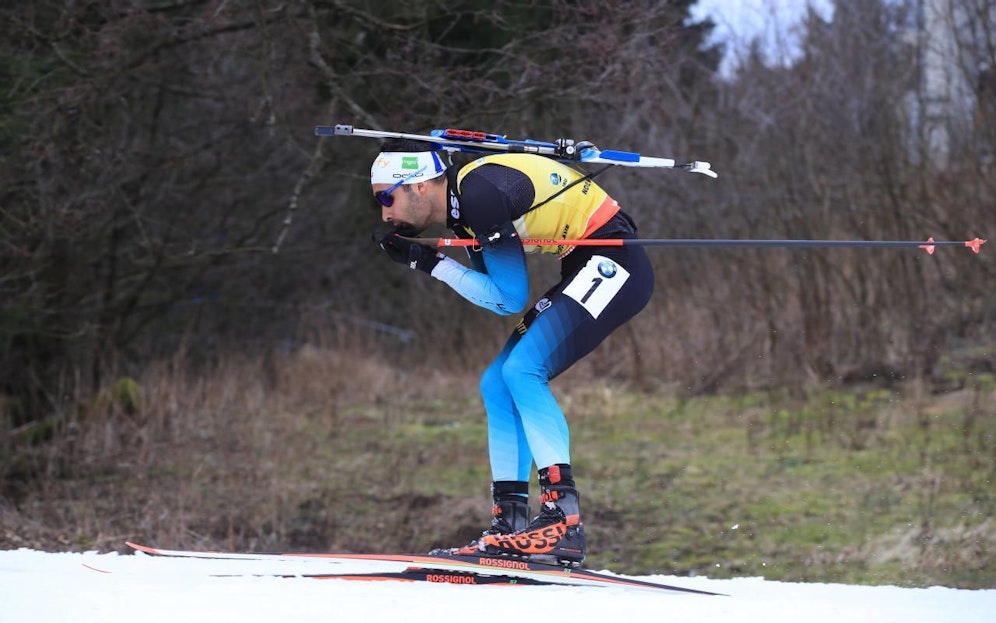 Martin Fourcade nimmt mit einem Sieg Abschied. 