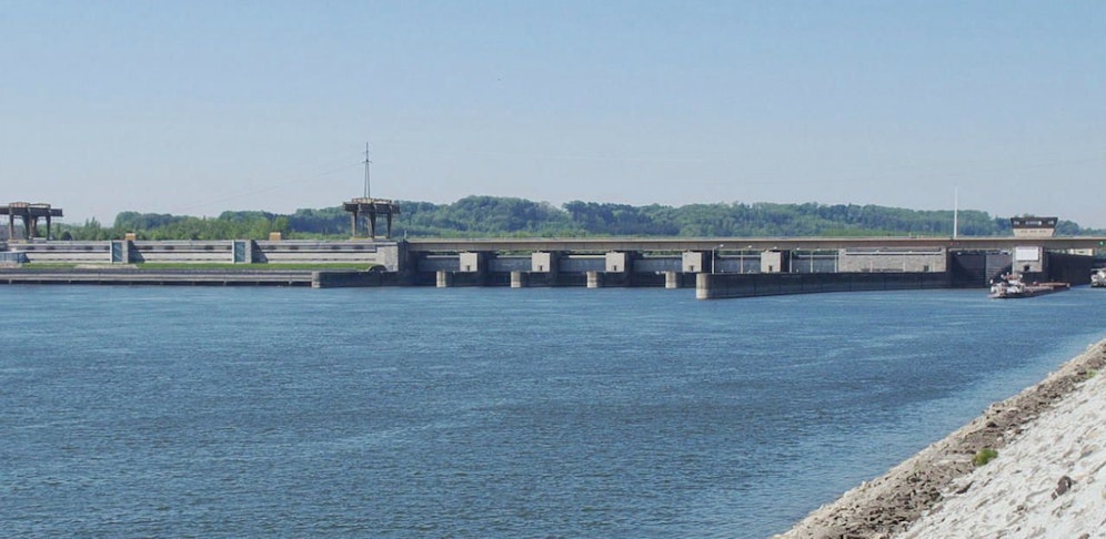 Beim Kraftwerk Wallsee wurde eine Leiche gefunden.