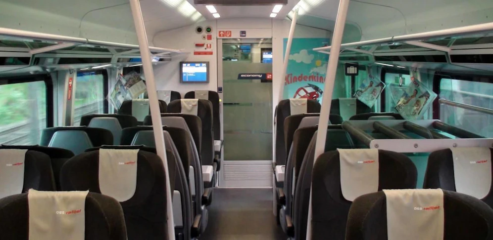 Brutalo-Angriff in einer S-Bahn in Vorarlberg.          