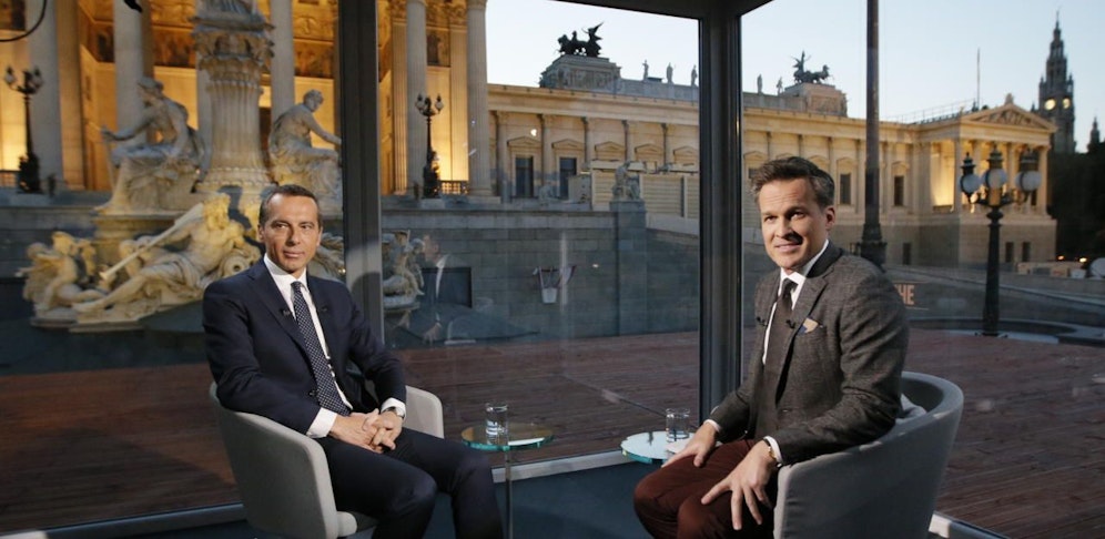 Christian Kern soll vom ORF begünstigt werden - das glauben rund 36 Prozent.