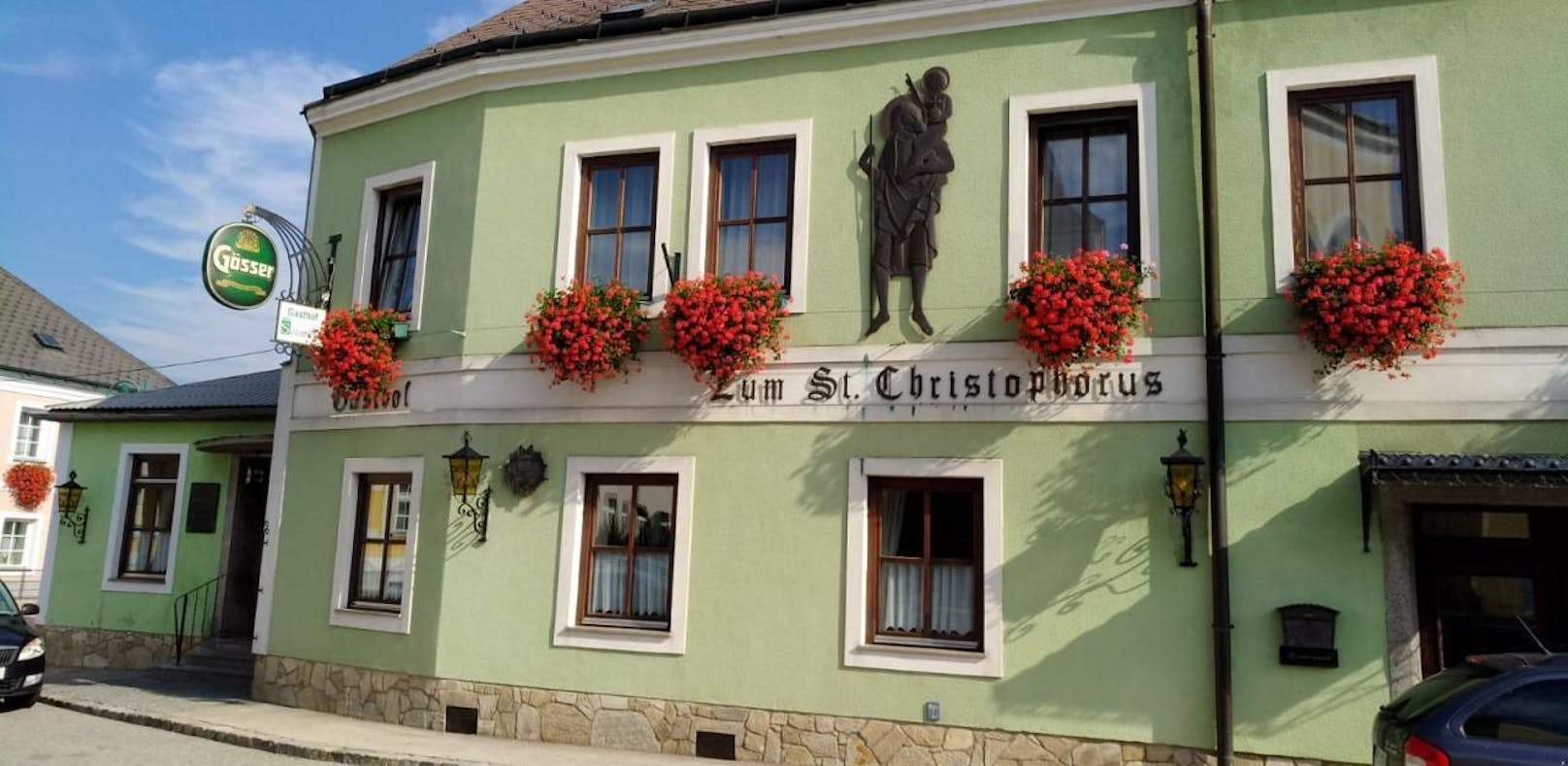 Der Gasthof Schmölz in St. Christophen.