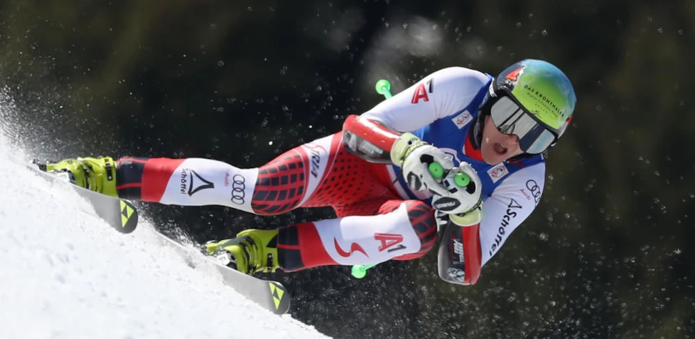 Raphael Haaser gewann den Super-G im Europacup.