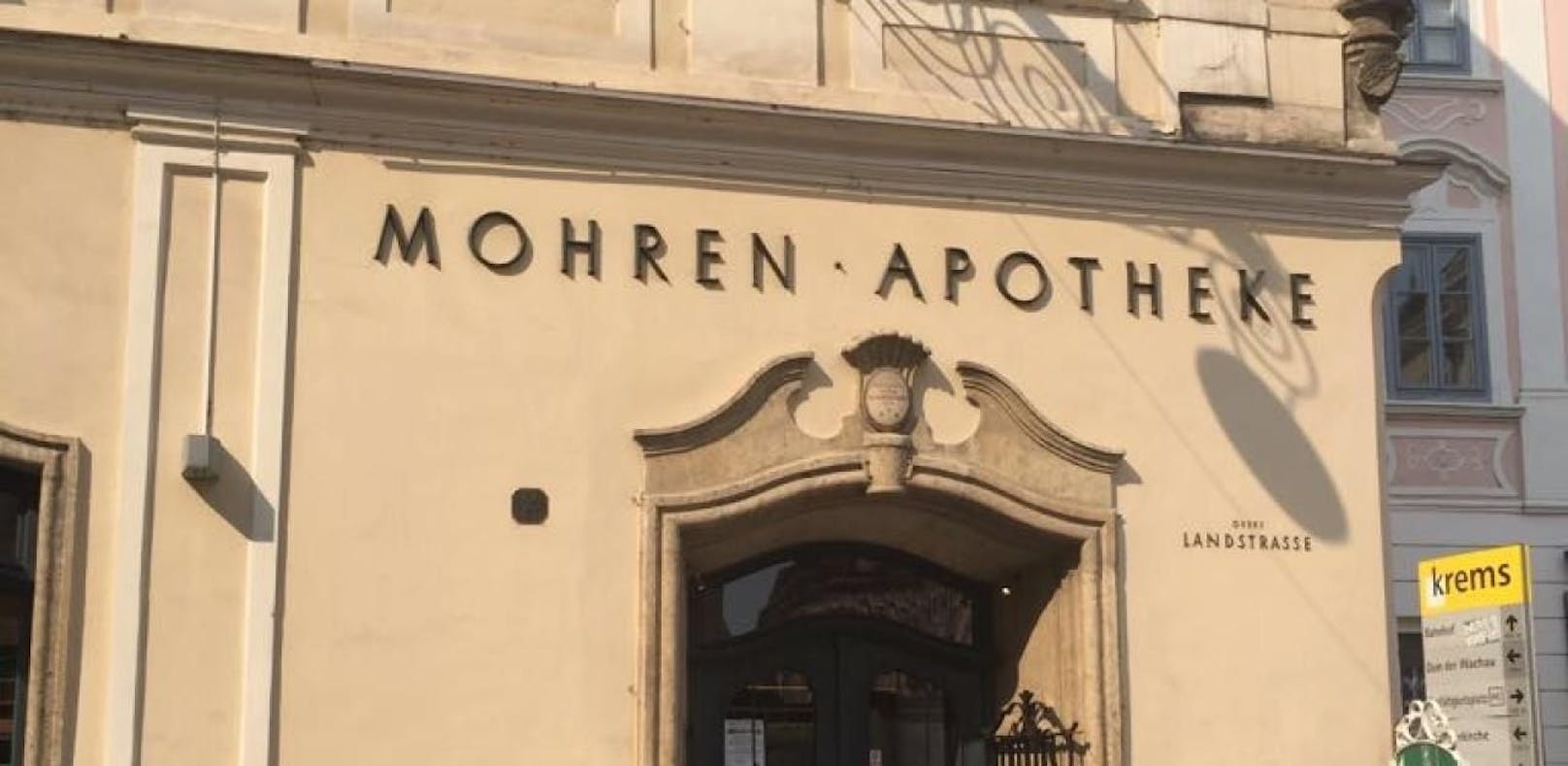 Die Mohrenapotheke in Krems