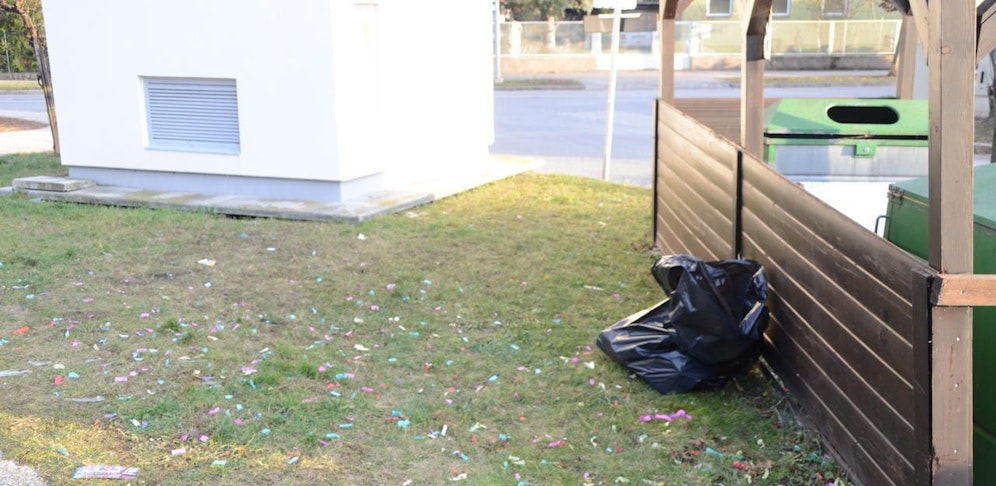 Hier sprengte sich der 17-Jährige den Daumen weg.