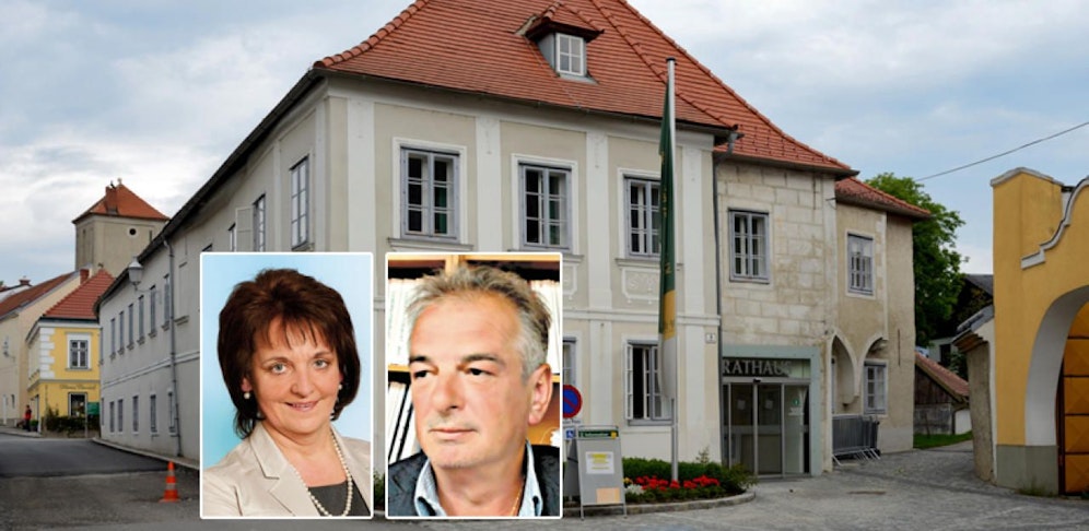 Liste König (re.) stellt Misstrauensantrag gegen Bürgermeisterin Etzenberger (li.)