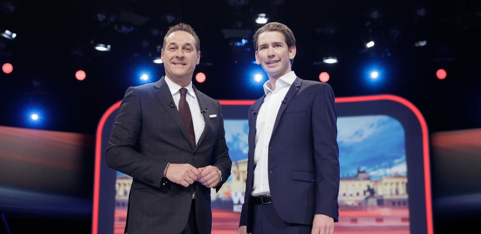 Erhalten in Zukunft mehr Parteienförderung: Heinz-Christian Straches FPÖ und Sebastian Kurz' ÖVP.