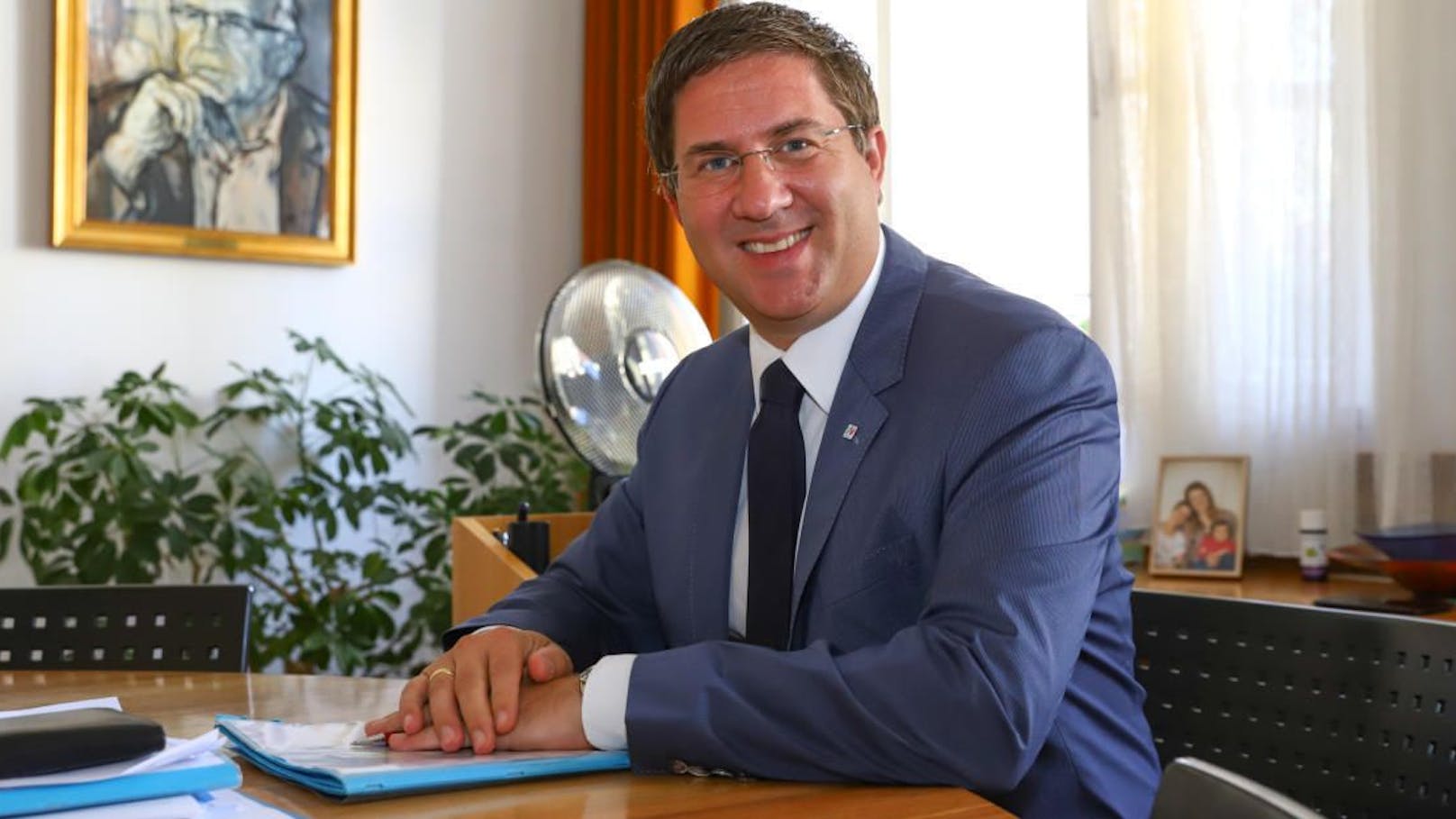 Seit 2015 ist Andreas Rabl Bürgermeister in Wels.