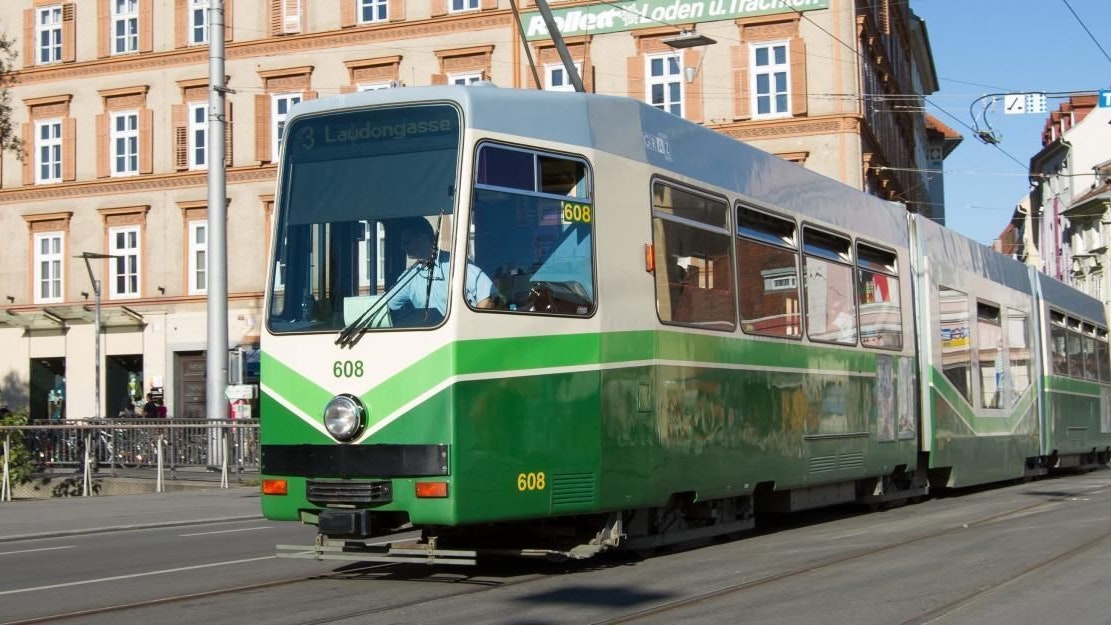 Symbolbild: Straßenbahn in Graz