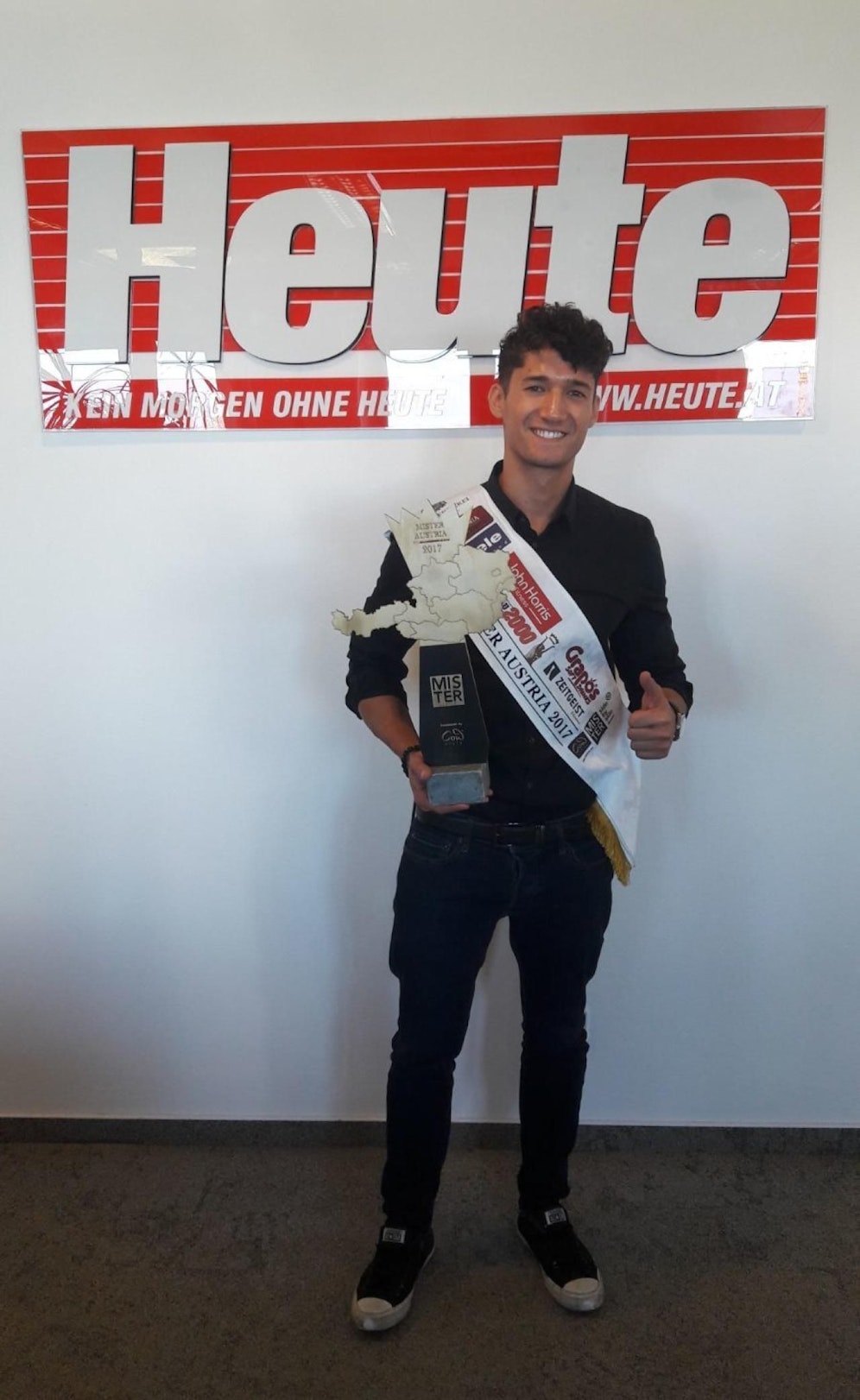 Einen Tag nach der Wahl besuchte Alberto die "Heute"-Redaktion