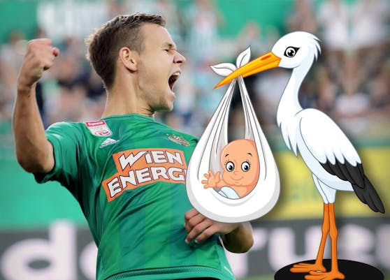 Der Storch ist im Anflug! Louis Schaub wird zum ersten Mal Papa.