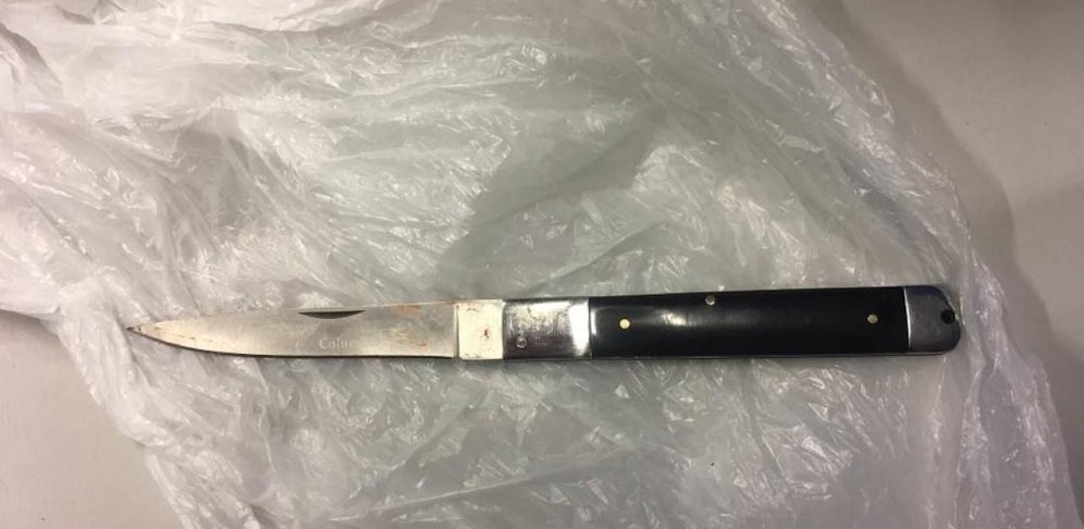 Mit diesem Klappmesser verletzte der 44-Jährige seinen Kontrahenten. 