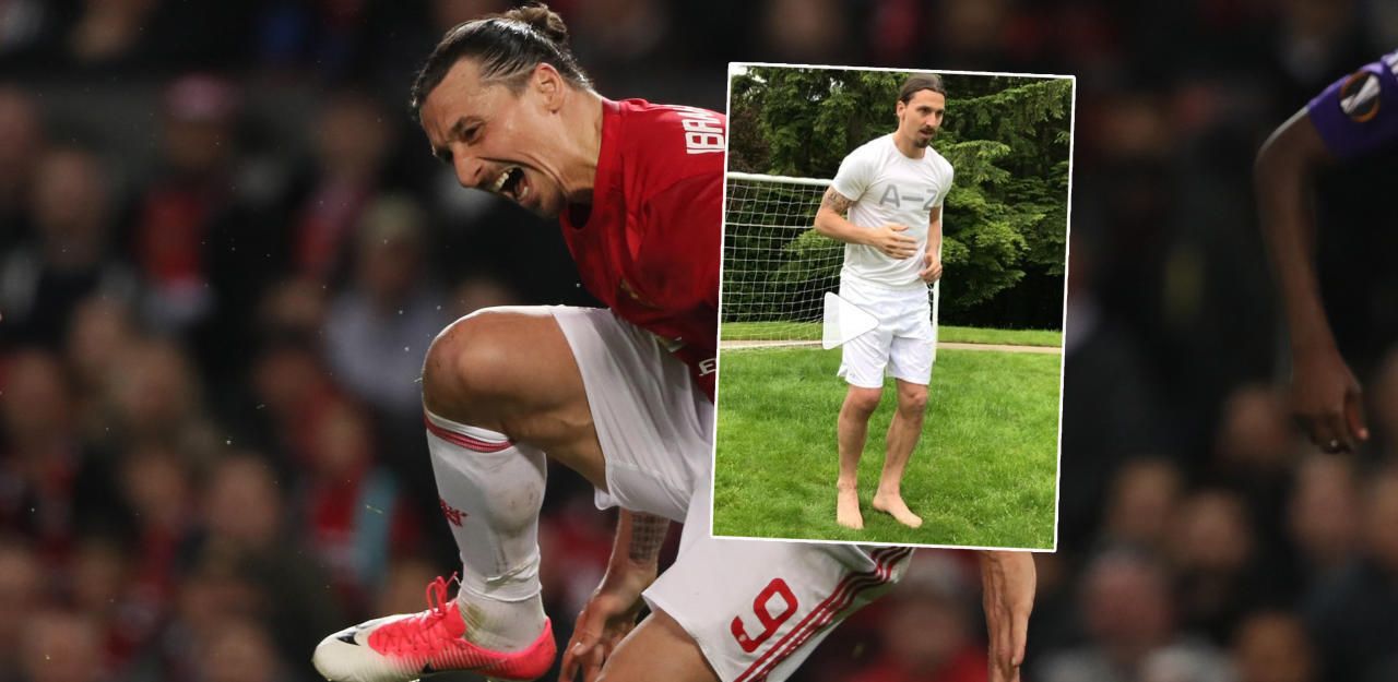 Heute.at - Kurz nach Knie-OP: Zlatan kann schon wieder kicken!