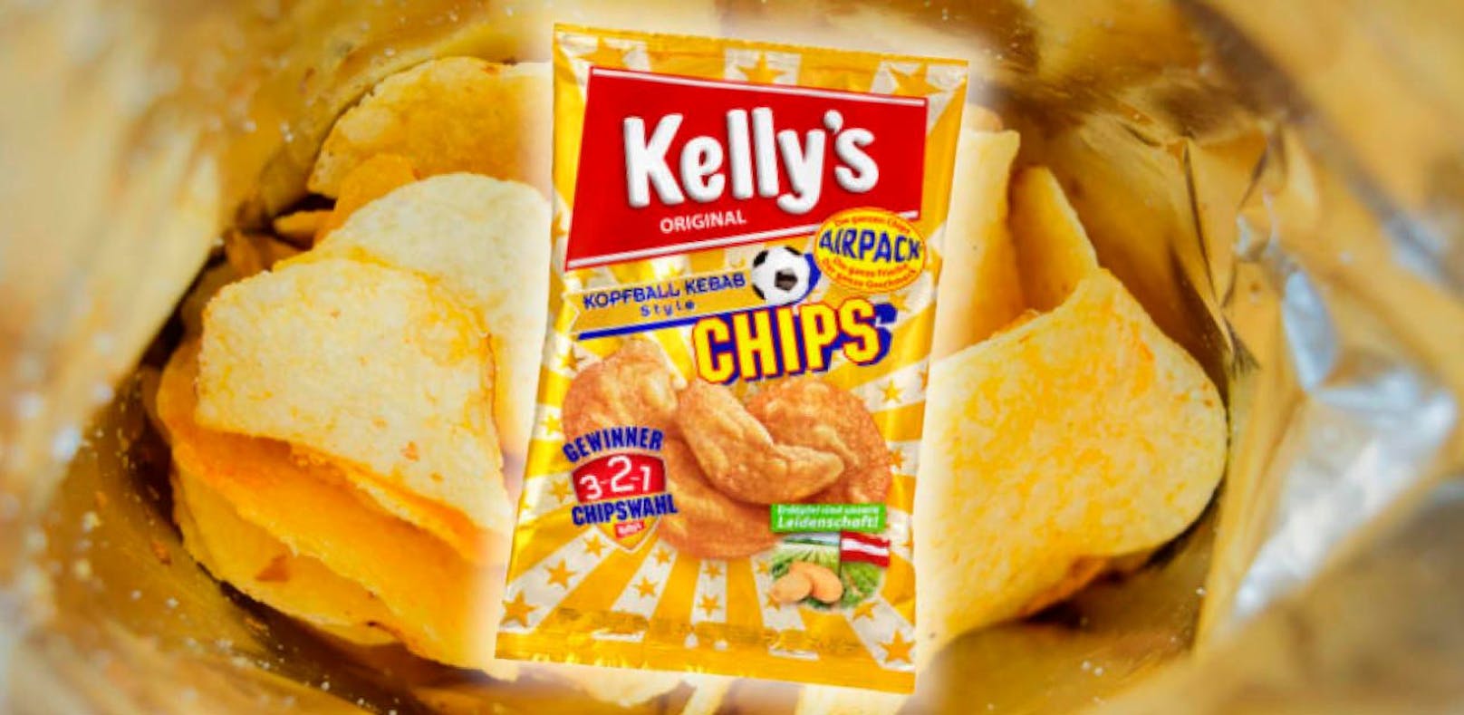Chips mit Kebab-Geschmack neu im Kelly-Sortiment