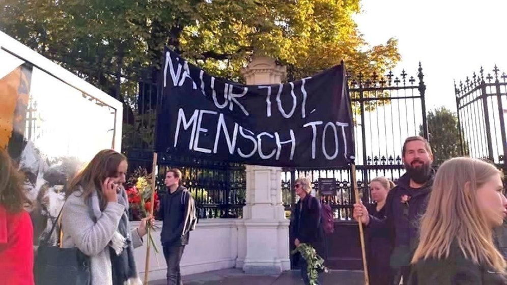 Heute wieder Proteste von "Extinction Rebellion".