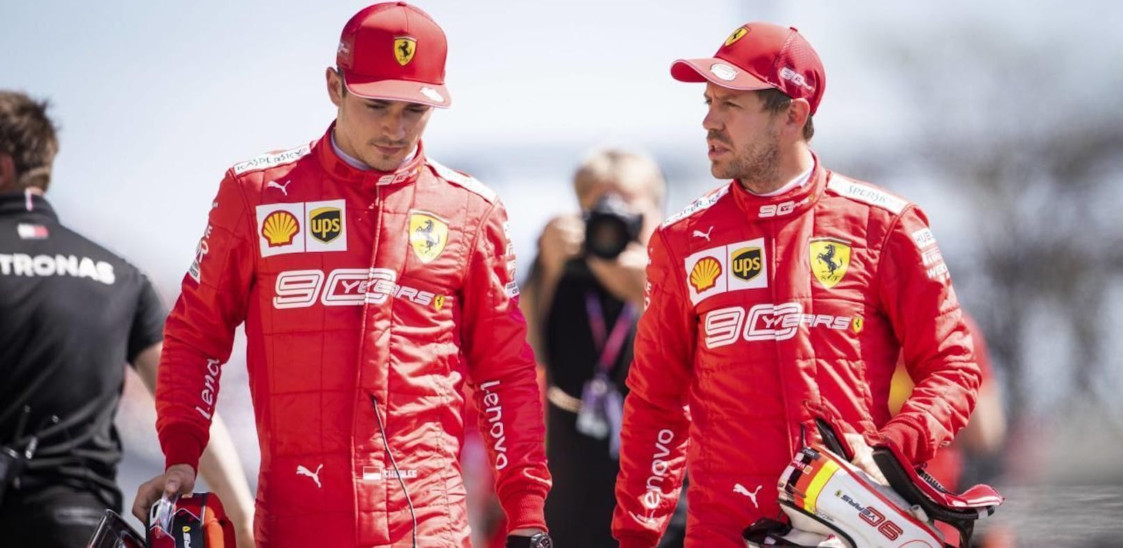 Charles Leclerc setzt Team-Kollegen Sebastian Vettel bei dessen Heim-Grand-Prix unter Druck.