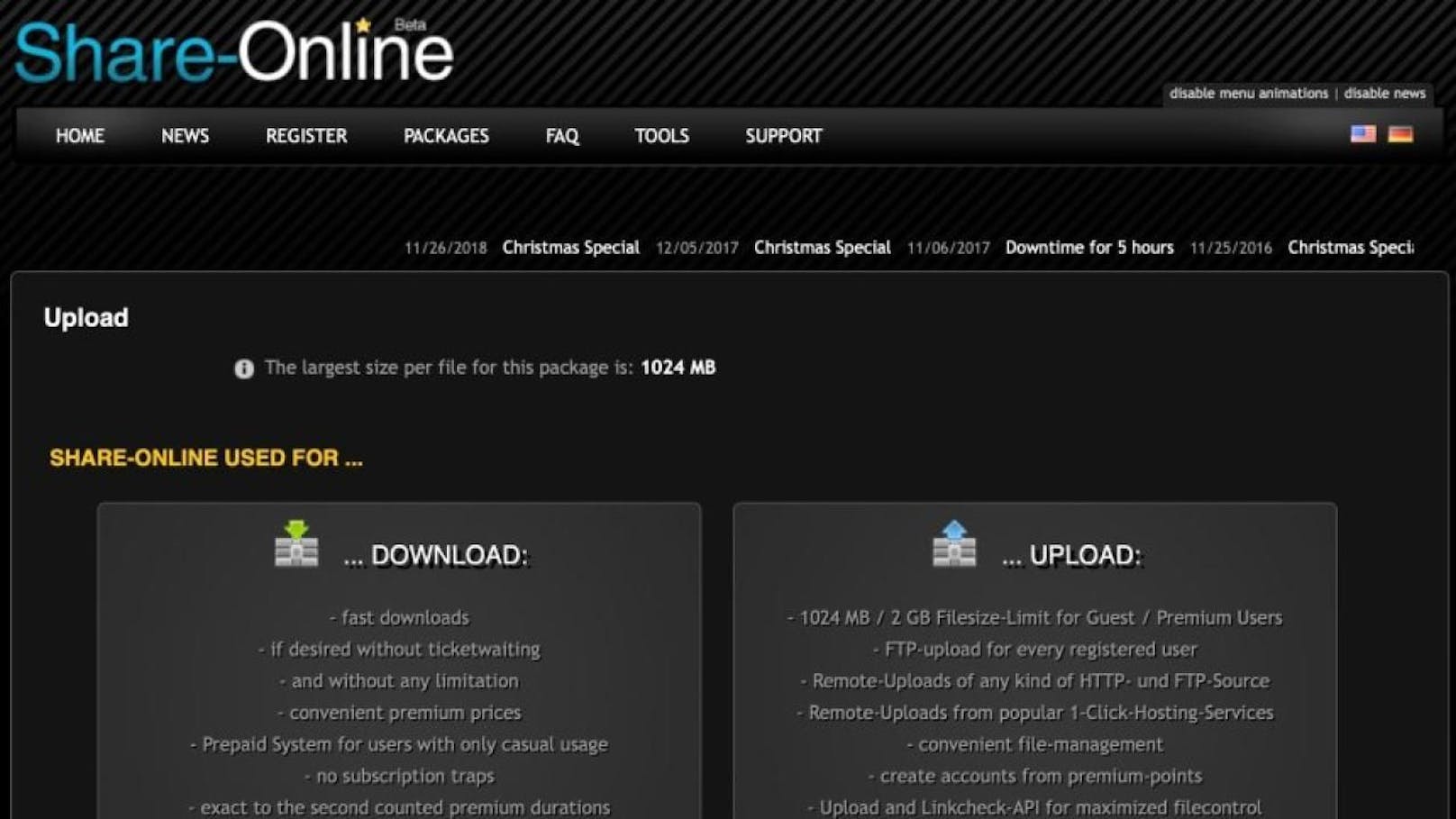 Share-Online.biz ist offline - Ermittler schalten größtes deutsches Filesharing-Portal ab