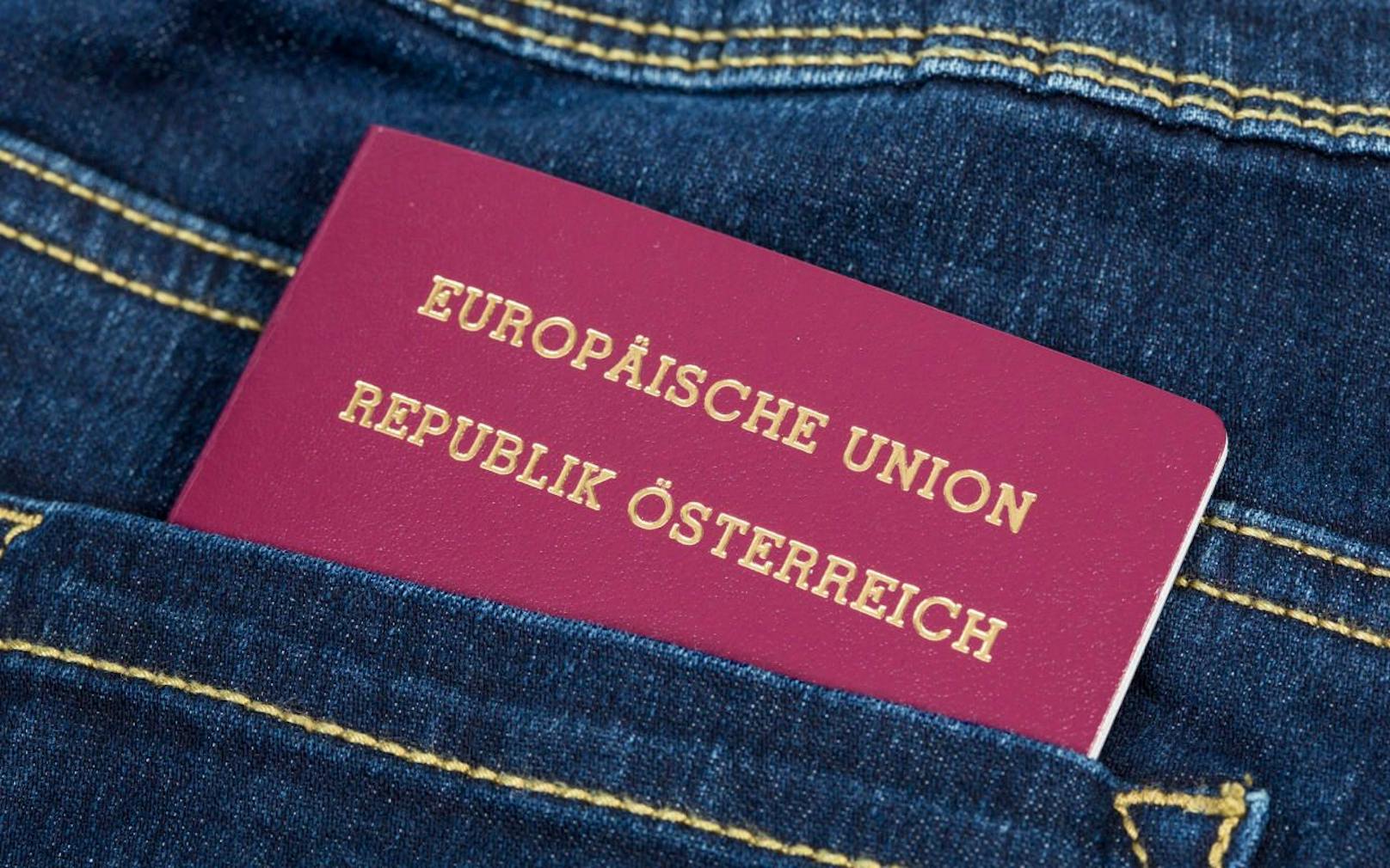 Österreichischer Reisepass. Symbolfoto