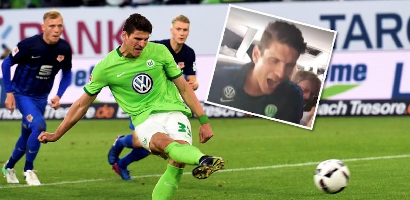 Wolfsburg singt: "Mario Gomez ist ein Hurensohn"
