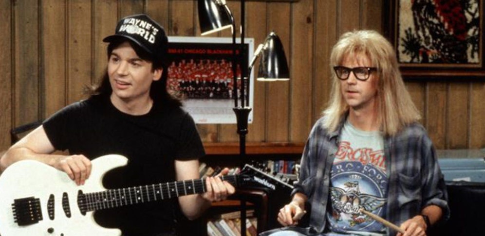 Mike Myers (li.) und Dana Carvey in "Wayne's World" (1992)