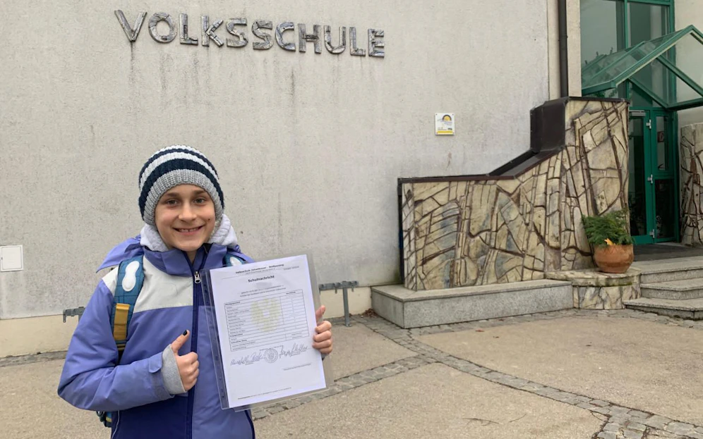 Luis aus Zeiselmauer freut sich auf eine Woche Verschnaufpause.