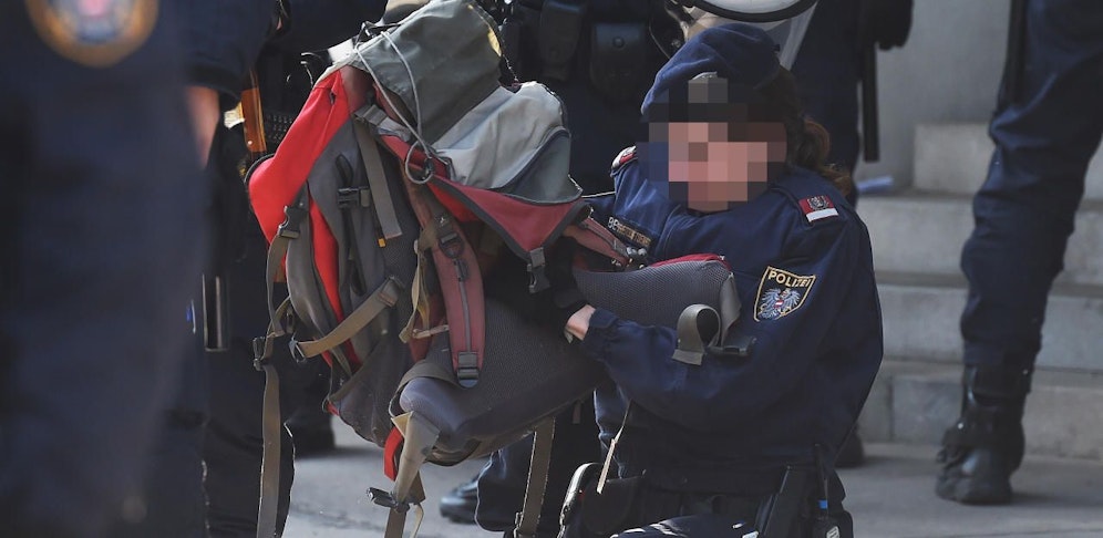 Symbolbild von der Blockade der Ringstraße im Frühjahr 2019.