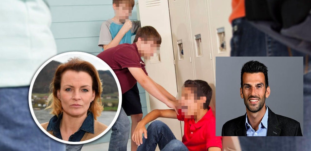 Udo Landbauer (re.) und Ina Aigner für Wertekodex