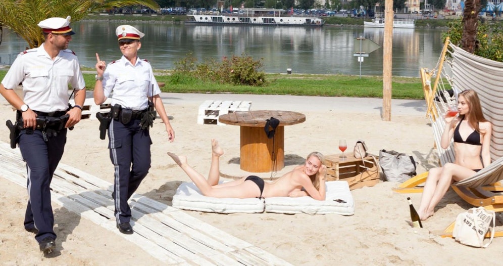 Dieses Foto der OÖ-Polizei auf Facebook sorgt für viel Wirbel.