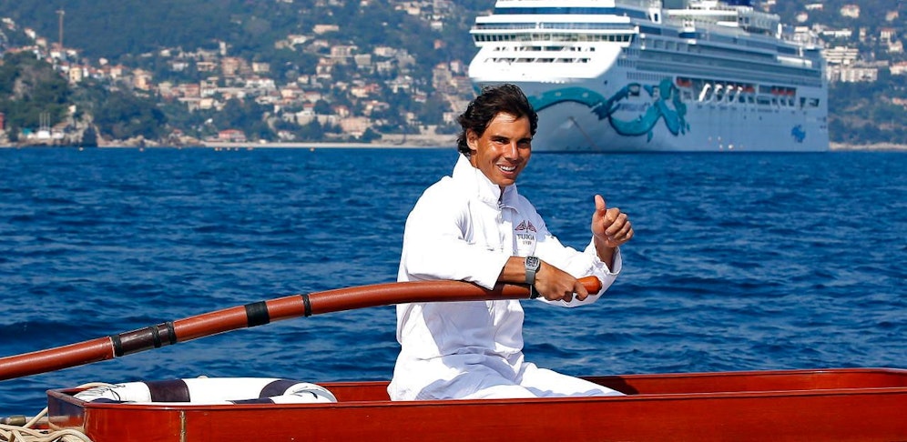 Rafael Nadal ist gerne am Wasser unterwegs