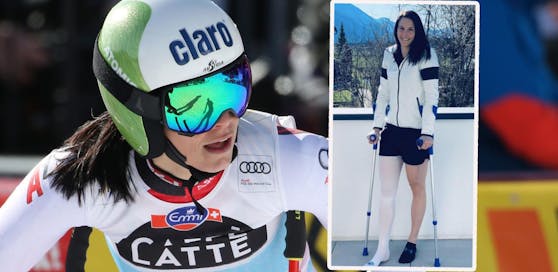 Ski-Star Mirjam Puchner wurde am Wadenbein operiert.