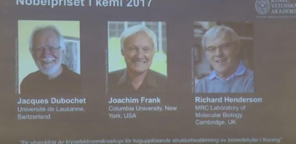 Die drei Gewinner des Chemie-Nobelpreises
