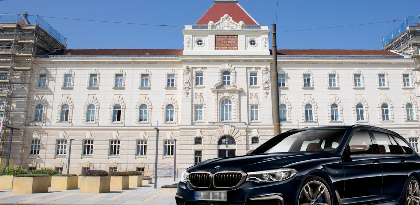 Eine Spritztour mit gestohlenem BMW endete für den Angeklagten im St. Pöltner Gericht.