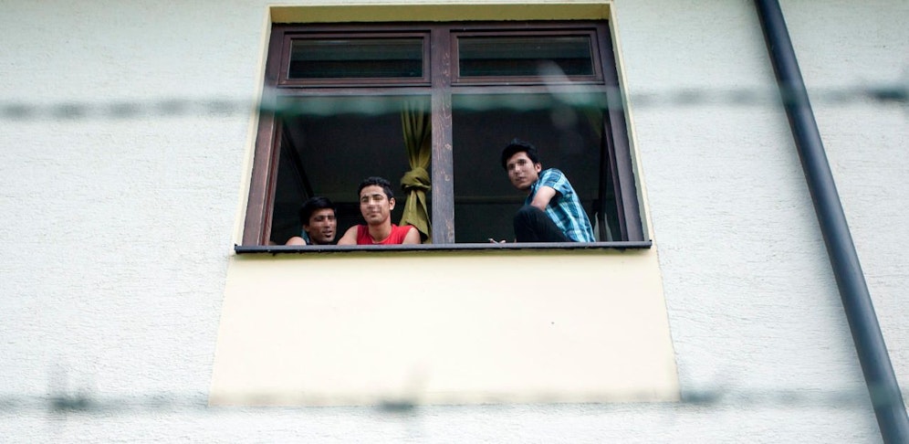 Blick auf ein Flüchtlingsheim in Tirol. (Archivfoto). In einer Unterkunft in Imst gibt es einen Coronafall.