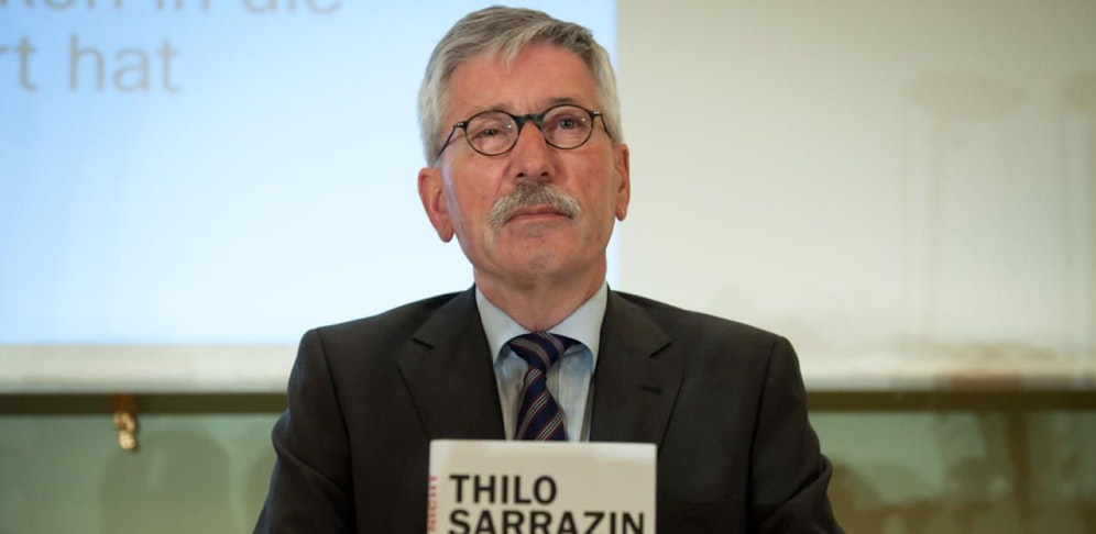 Thilo Sarrazin bei der Präsentation seines Buchs "Europa braucht den Euro nicht".