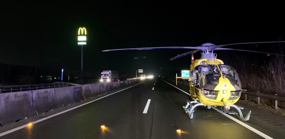 Der C33 landete auf der A4.