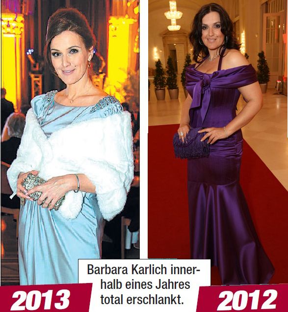Heute.at - Barbara Karlich in einem Jahr total erschlankt