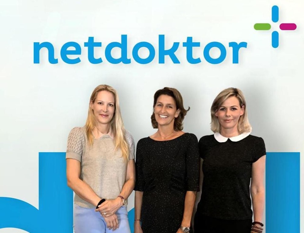 Digital-Offensive: Herausgeberin Dr. Eva Dichand, netdoktor.at-Geschäftsführerin Ursula Gastinger, BE Perfect Eagle-Agenturleiterin Barbara Konecny (v.li.)