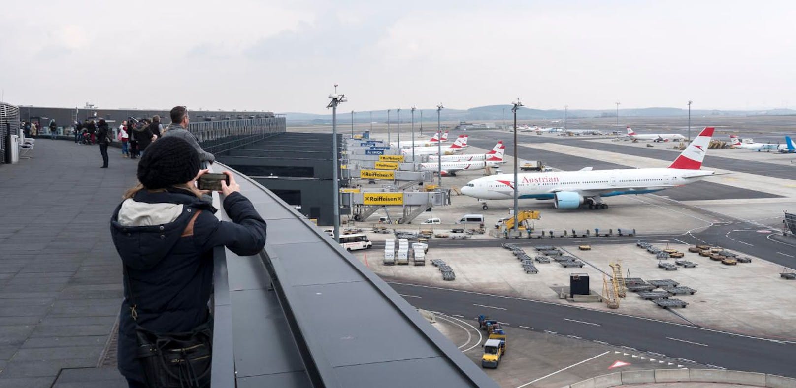 Ein Flieger wurde am Flughafen Wien gepfändet.