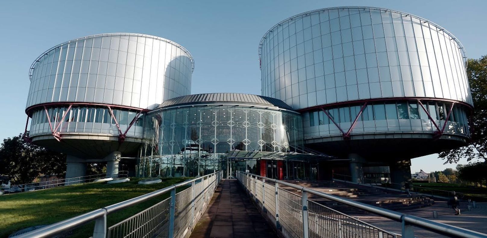 Das Gebäude des Europäischen Gerichtshofs für Menschenrechte (EGMR) in Straßburg.