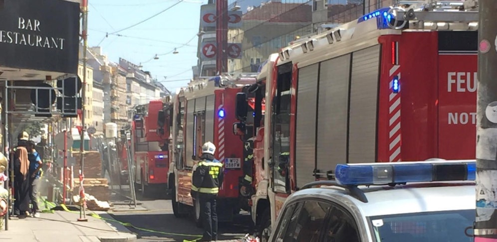 Alarm in einem Friseursalon am Dienstag Nachmittag